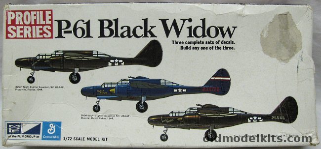 MPC 1/72 Northrop P-61 Black Widow Profile Series, 2-1507-150 plastic model kit